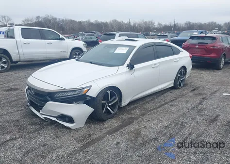 2021 Honda Accord Sport 2.0T from USA, damaged, VIN 1HGCV2F37MA021716